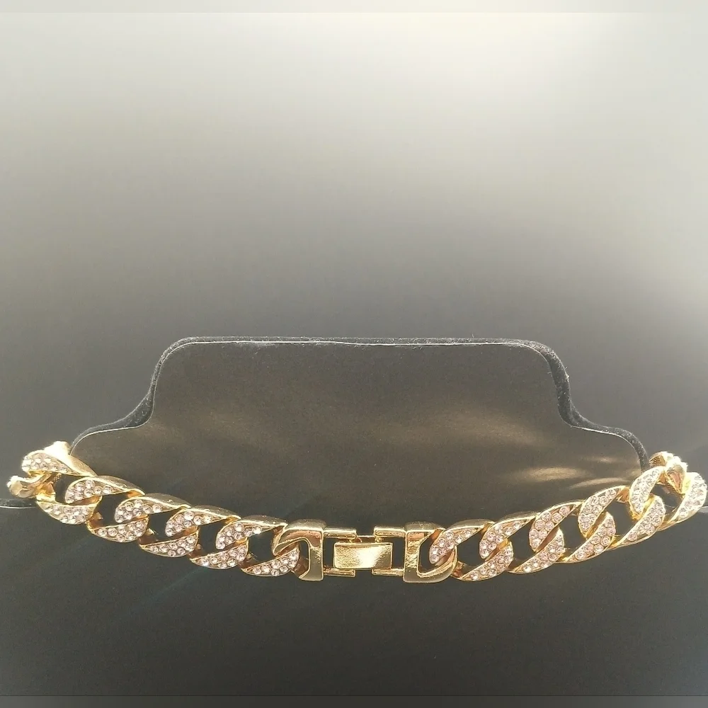 Unique Tiger Head Pendant - Pendants with Cuban Chain Necklace Gold-tone Unisex‍